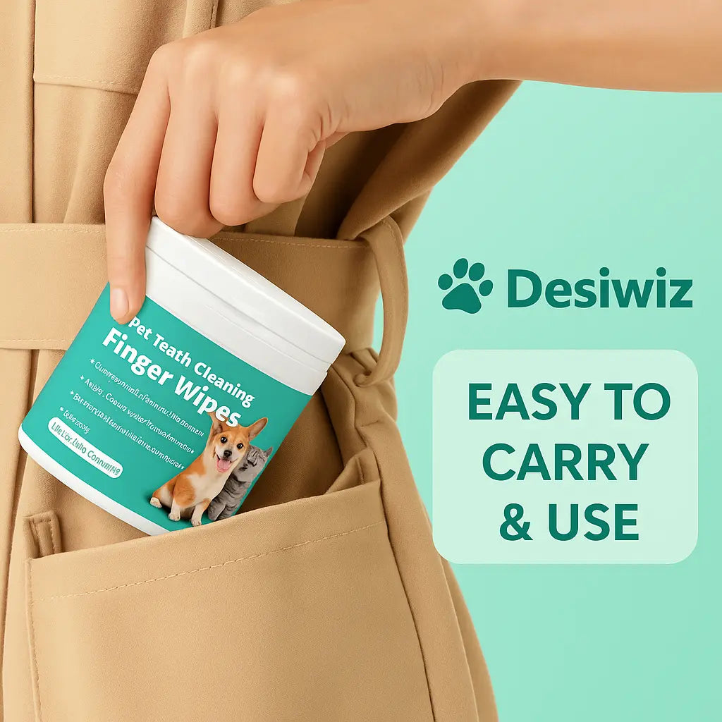 Pet Teeth Cleaning Wipes 50 pieces