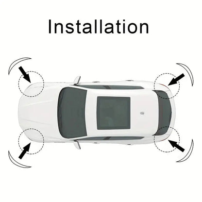 PACK OF 4 Anti-Collision Car Bumper Scratch Guard/Protector