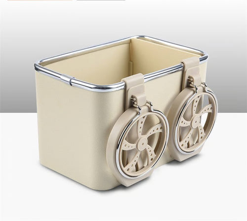 Car armrest Storage Box | FIT FOR ALL CARS | COLOUR BIEGE