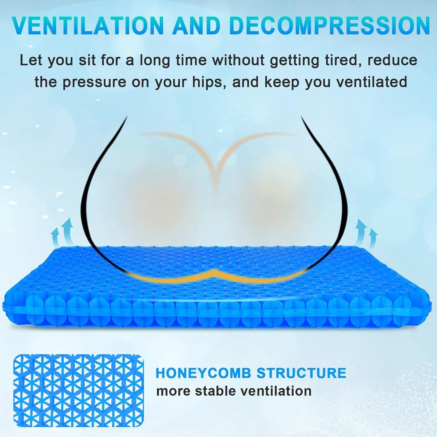 Gel Cushion for Car and Chairs