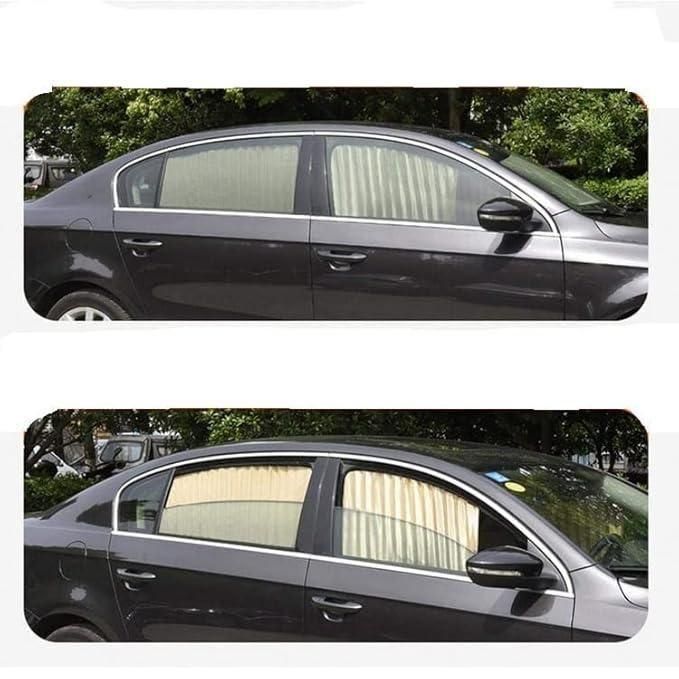 🔥Universal Fit Magnetic Car Side Window Privacy Sunshade (4pcs) | COLOR- BLACK