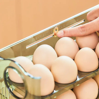 Eggvana™ Space-Saving, 3-Layer Storage for 30 Eggs